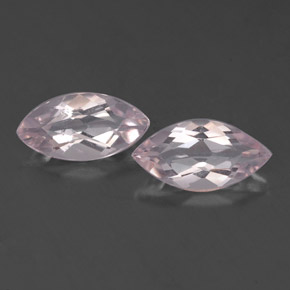 0.96 ct Pink Morganite Gemstone, Morganite Gem in Marquise Facet Shape for Sale.