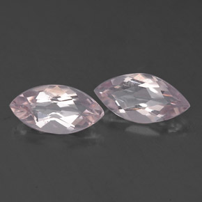 0.96 ct Pink Morganite Stone, Natural Morganite in Marquise Facet Shape for Sale