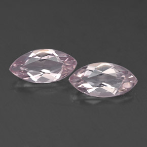 0.95 ct Pink Morganite Gemstone, Morganite Gem in Marquise Facet Shape for Sale.