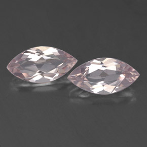 1.07 ct Pink Morganite Gemstone, Morganite Gem in Marquise Facet Shape for Sale.
