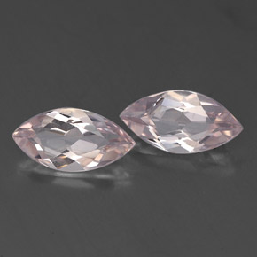 1.07 ct Pink Morganite Stone, Natural Morganite in Marquise Facet Shape for Sale