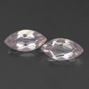 0.98 ct Pink Morganite Gemstone, Morganite Gem in Marquise Facet Shape for Sale.