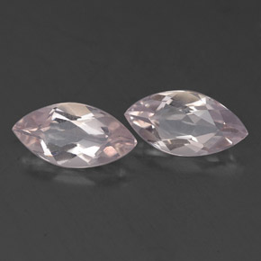 0.98 ct Pink Morganite Stone, Natural Morganite in Marquise Facet Shape for Sale