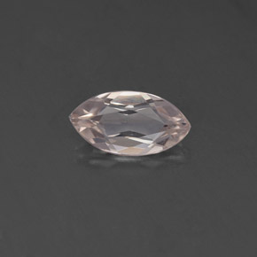 0.53 ct Pink Morganite Gemstone, Morganite Gem in Marquise Facet Shape for Sale.