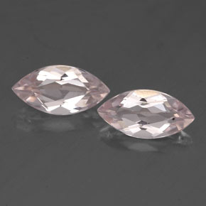 1.04 ct Pink Morganite Gemstone, Morganite Gem in Marquise Facet Shape for Sale.