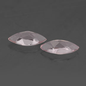 Morganite Gemstone in 8 x 4 mm (calibrated) Size for Sale, Morganite Stone in Light Pink Color