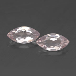 0.92 ct Pink Morganite Gemstone, Morganite Gem in Marquise Facet Shape for Sale.