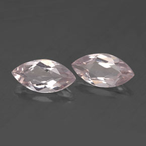 0.92 ct Pink Morganite Stone, Natural Morganite in Marquise Facet Shape for Sale