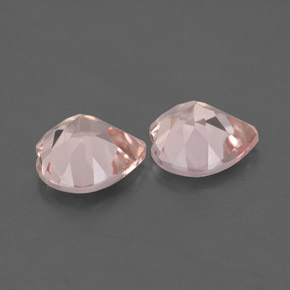 Morganite Gemstone in 8 x 8 mm (calibrated) Size for Sale, Morganite Stone in Light Pink Color