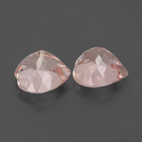 Morganite Gemstone in 8 x 8 mm (calibrated) Size for Sale, Morganite Stone in Light Pink Color