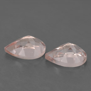 Morganite Gemstone in 9 x 6 mm (calibrated) Size for Sale, Morganite Stone in Light Pink Color