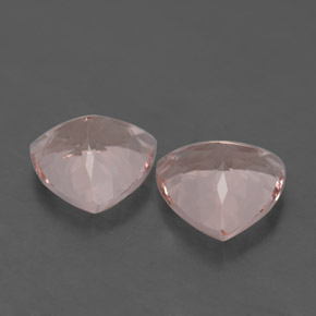 Morganite Gemstone in 8 x 8 mm (calibrated) Size for Sale, Morganite Stone in Light Pink Color