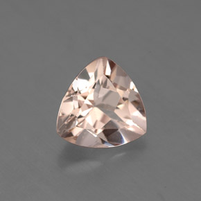 1.84 ct Pink Morganite Stone, Natural Morganite in Trillion Facet Shape for Sale