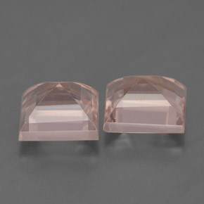 Morganite Gemstone in 7 x 7 mm (calibrated) Size for Sale, Morganite Stone in Light Pink Color