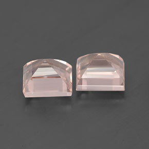Morganite Gemstone in 6 x 6 mm (calibrated) Size for Sale, Morganite Stone in Light Pink Color