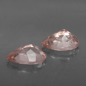 Morganite Gemstone in 9 x 6 mm (calibrated) Size for Sale, Morganite Stone in Light Pink Color