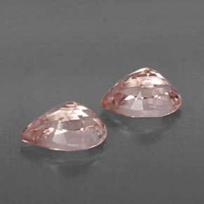 Morganite Gemstone in 9 x 6 mm (calibrated) Size for Sale, Morganite Stone in Light Pink Color