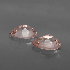 Morganite Gemstone in 9 x 6 mm (calibrated) Size for Sale, Morganite Stone in Light Pink Color