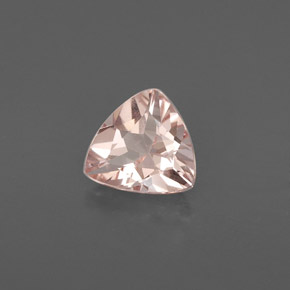 1.30 ct Pink Morganite Stone, Natural Morganite in Trillion Facet Shape for Sale