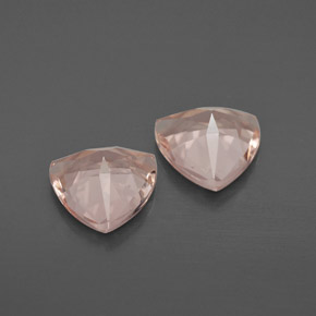 Morganite Gemstone in 8 x 8 mm (calibrated) Size for Sale, Morganite Stone in Light Pink Color