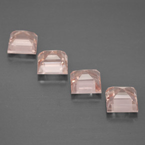 Morganite Gemstone in 6 x 6 mm (calibrated) Size for Sale, Morganite Stone in Light Pink Color