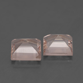 Morganite Gemstone in 7 x 7 mm (calibrated) Size for Sale, Morganite Stone in Light Pink Color