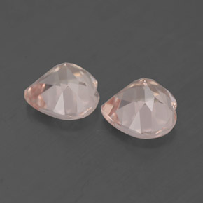 Morganite Gemstone in 7 x 7 mm (calibrated) Size for Sale, Morganite Stone in Light Pink Color