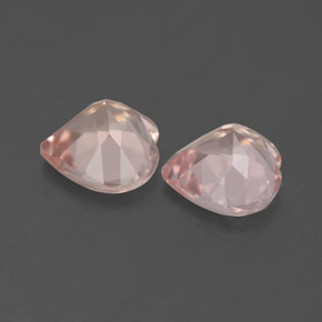 Morganite Gemstone in 8 x 8 mm (calibrated) Size for Sale, Morganite Stone in Light Pink Color