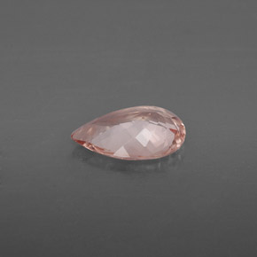 Morganite Gemstone in 9.8 x 6.7 mm Size for Sale, Morganite Stone in Light Pink Color