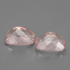 Morganite Gemstone in 8.1 x 6.3 mm Size for Sale, Morganite Stone in Light Pink Color