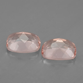Morganite Gemstone in 7.9 x 6.1 mm Size for Sale, Morganite Stone in Light Pink Color