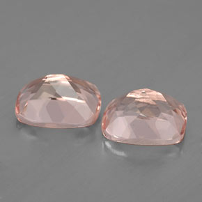 Morganite Gemstone in 8 x 6.1 mm Size for Sale, Morganite Stone in Light Pink Color