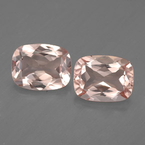2.38 ct Pink Morganite Gemstone, Morganite Gem in Cushion-Cut Shape for Sale.