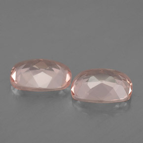 Morganite Gemstone in 7.9 x 6.1 mm Size for Sale, Morganite Stone in Light Pink Color