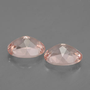 Morganite Gemstone in 8 x 6 mm (calibrated) Size for Sale, Morganite Stone in Light Pink Color