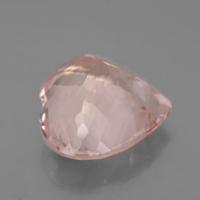 Morganite Gemstone in 14.9 x 12.5 mm Size for Sale, Morganite Stone in Light Pink Color