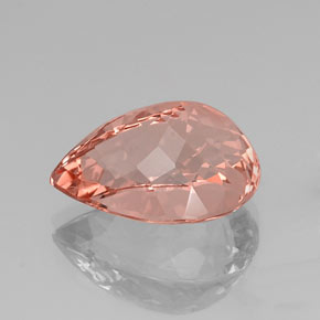 Morganite Gemstone in 18 x 13 mm (calibrated) Size for Sale, Morganite Stone in Salmon Color