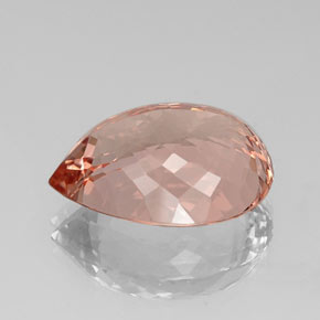 Morganite Gemstone in 20 x 15 mm (calibrated) Size for Sale, Morganite Stone in Salmon Color