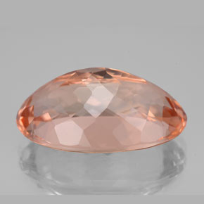 Morganite Gemstone in 19.7 x 12.4 mm Size for Sale, Morganite Stone in Salmon Color