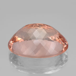 Morganite Gemstone in 14 x 14 mm Size for Sale, Morganite Stone in Salmon Color
