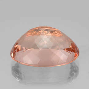 Morganite Gemstone in 18 x 13 mm (calibrated) Size for Sale, Morganite Stone in Salmon Color