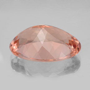 Morganite Gemstone in 20 x 15 mm (calibrated) Size for Sale, Morganite Stone in Salmon Color