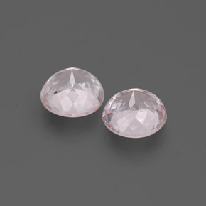 Morganite Gemstone in 5.5 mm Size for Sale, Morganite Stone in Light Pink Color
