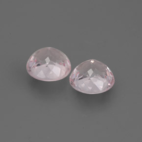 Morganite Gemstone in 5.5 mm Size for Sale, Morganite Stone in Light Pink Color