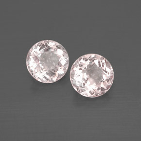 1.20 ct Pink Morganite Stone, Natural Morganite in Round Facet Shape for Sale