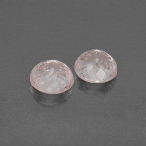 Morganite Gemstone in 5.5 mm Size for Sale, Morganite Stone in Light Pink Color