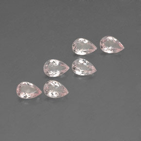1.90 ct Pink Morganite Stone, Natural Morganite in Pear Facet Shape for Sale
