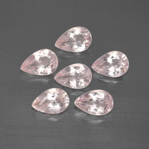 2.00 ct Pink Morganite Stone, Natural Morganite in Pear Facet Shape for Sale