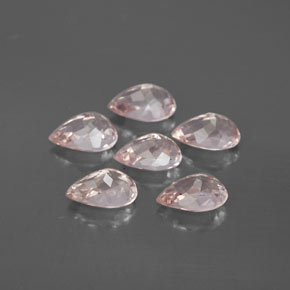 Morganite Gemstone in 6 x 4 mm (calibrated) Size for Sale, Morganite Stone in Light Pink Color