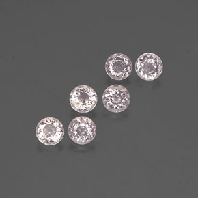 2.29 ct Pink Morganite Stone, Natural Morganite in Round Facet Shape for Sale